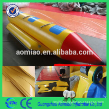 3 person seaters high quality inflatable banana boat, exciting water taxi boat for sale